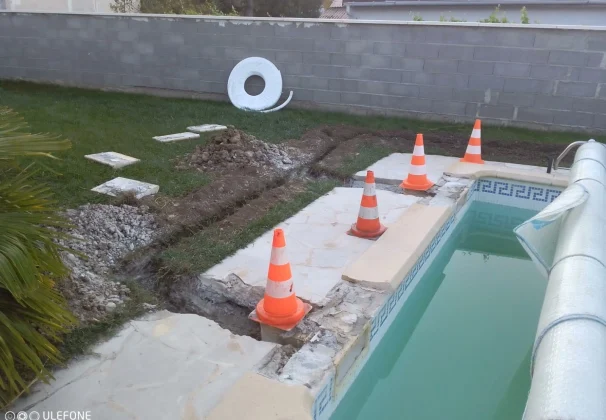 fuite canalisation piscine
